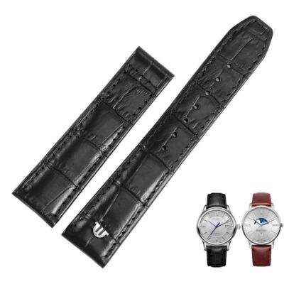 First Layer Calfskin Watchband For Maurice Lacroix Eliros 20-22mm Leather Strap