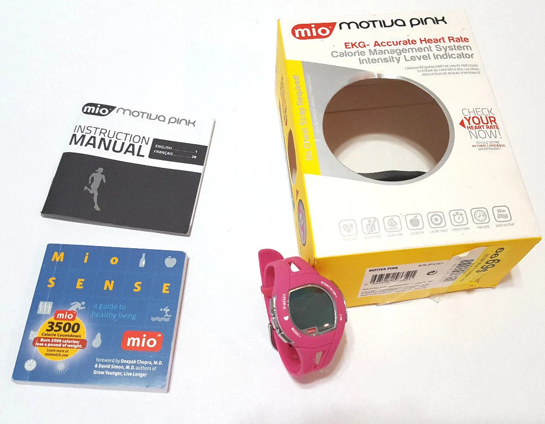 MiO Pink Heart Rate Monitor Fitness Heart Rate Monitors for  display picture 3