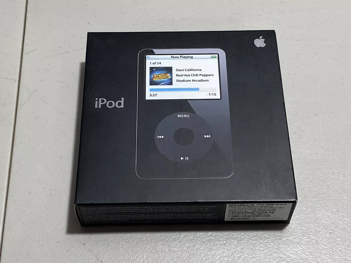 iPod Video 5th Generation Black 30gb A1136 w/ Original Box Apple Collector eBay Apple iPod 30GB ブラック A1136