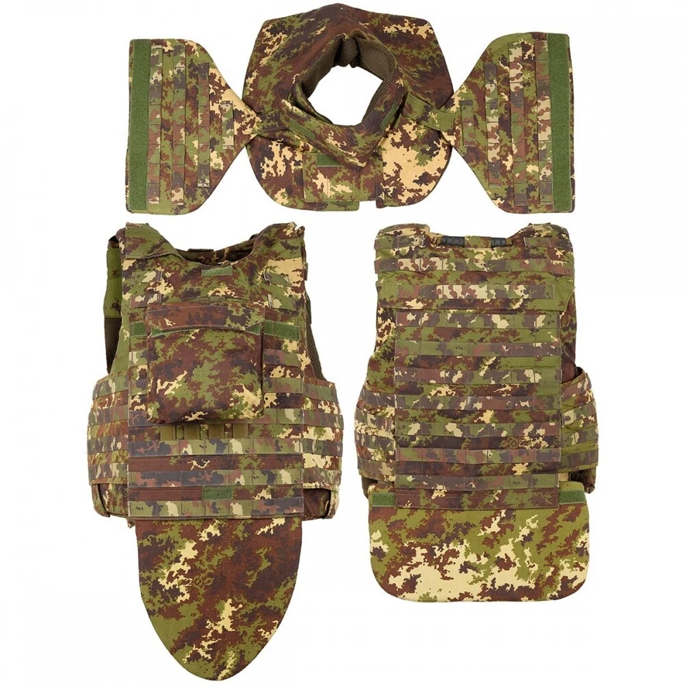 Original Ital. Schutzweste NC4-09 vegetato Army kugelsichere Weste Schussweste - Bild 3 von 4