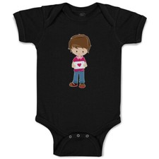 Baby Bodysuit Valentine Girl Letter Red Holidays and Occasions Valentins Day
