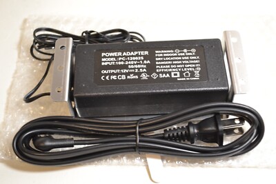Power Adapter Model: PC-120025 100-240V-1.0A