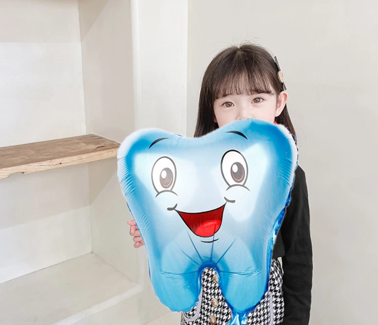 Hada de los Dientes Globo Primer Diente Atam Hatik Agra Hadig Fiesta Decoración Dibujos Animados Foto 3 de 4