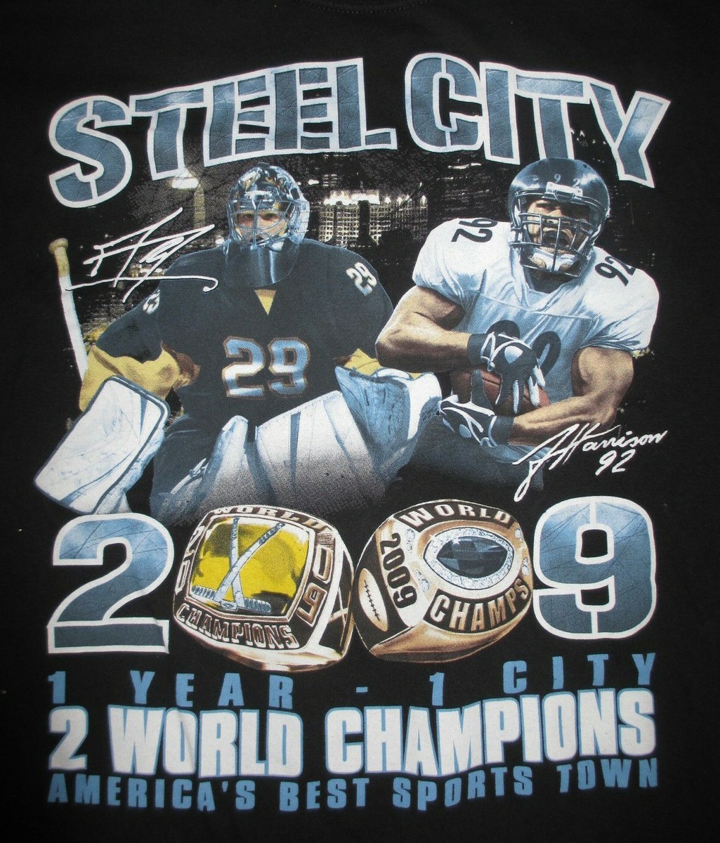 STEEL CITY Champions PITTSBURGH (LG) T-Shirt Marc-Andre FLEURY