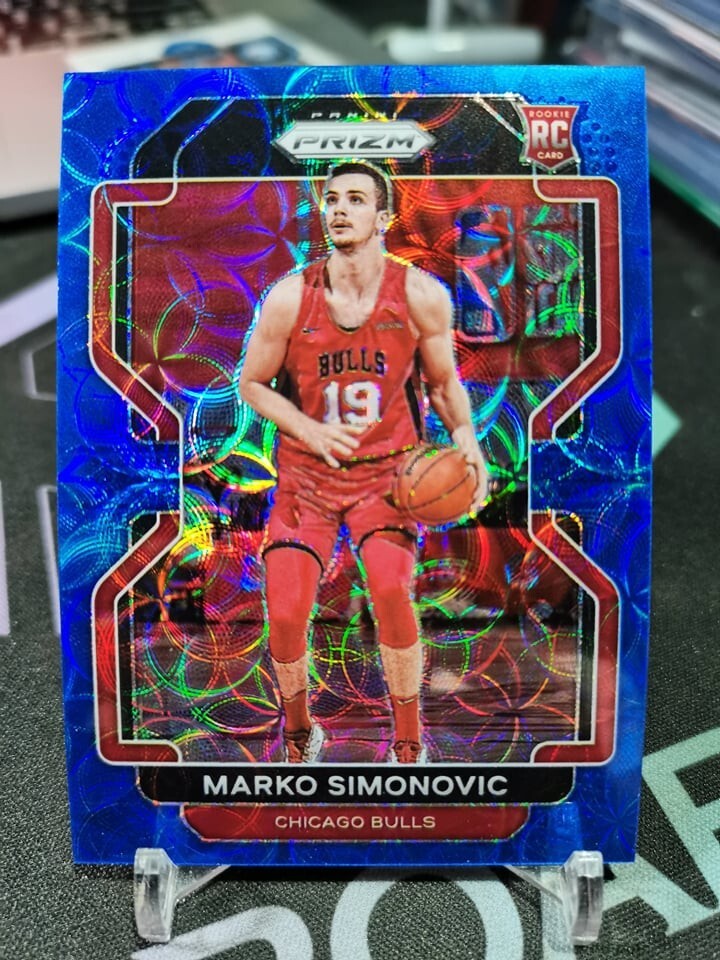 2021-22 Panini Prizm Marko Simonovic #166 Choice Blue 06/39!