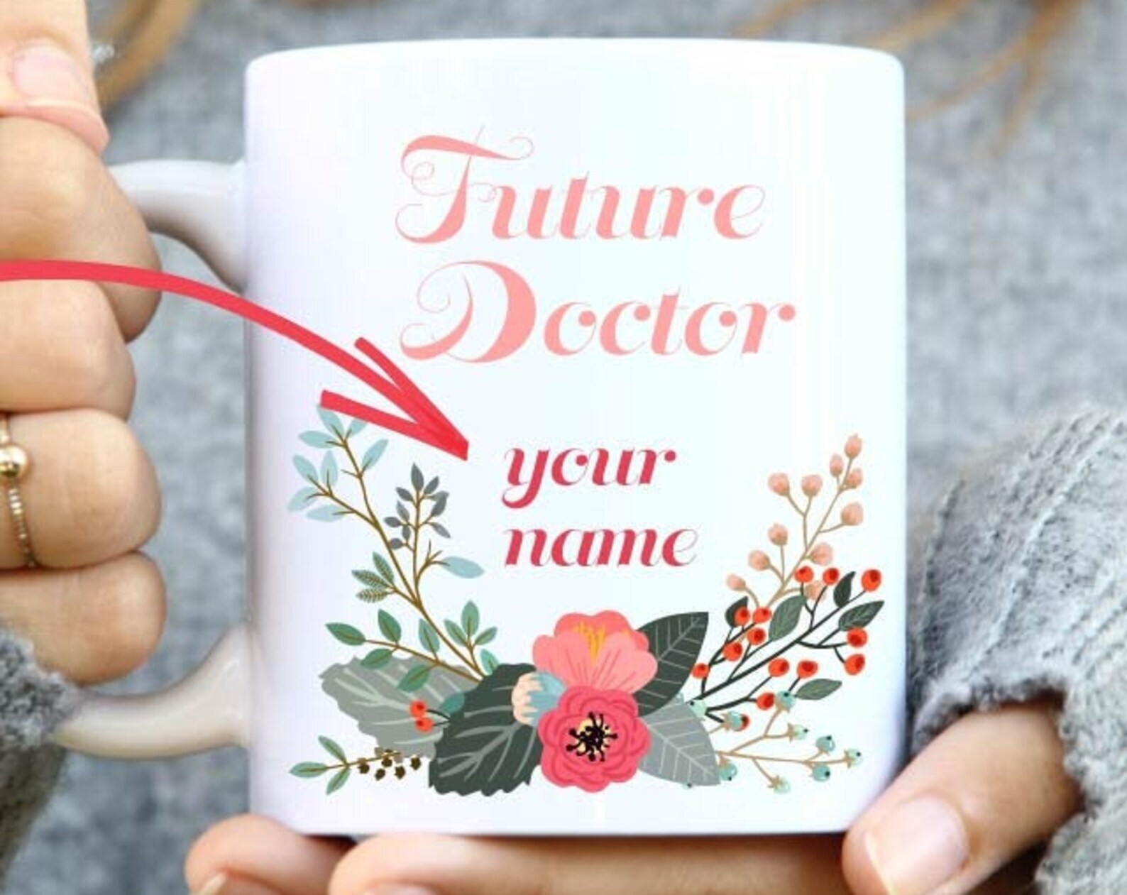Future Doctor Personalized Mug Personalized Gift Future Doctor Mug