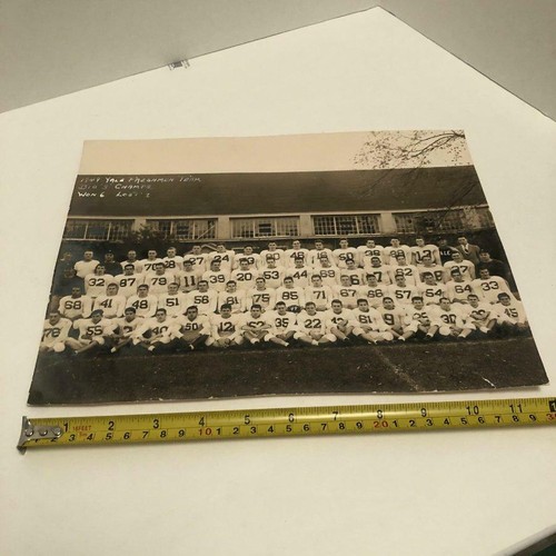 Vintage Original 1949 Yale Bulldogs Freshmen Football Team photo Big "3" Champs - Picture 9 of 12