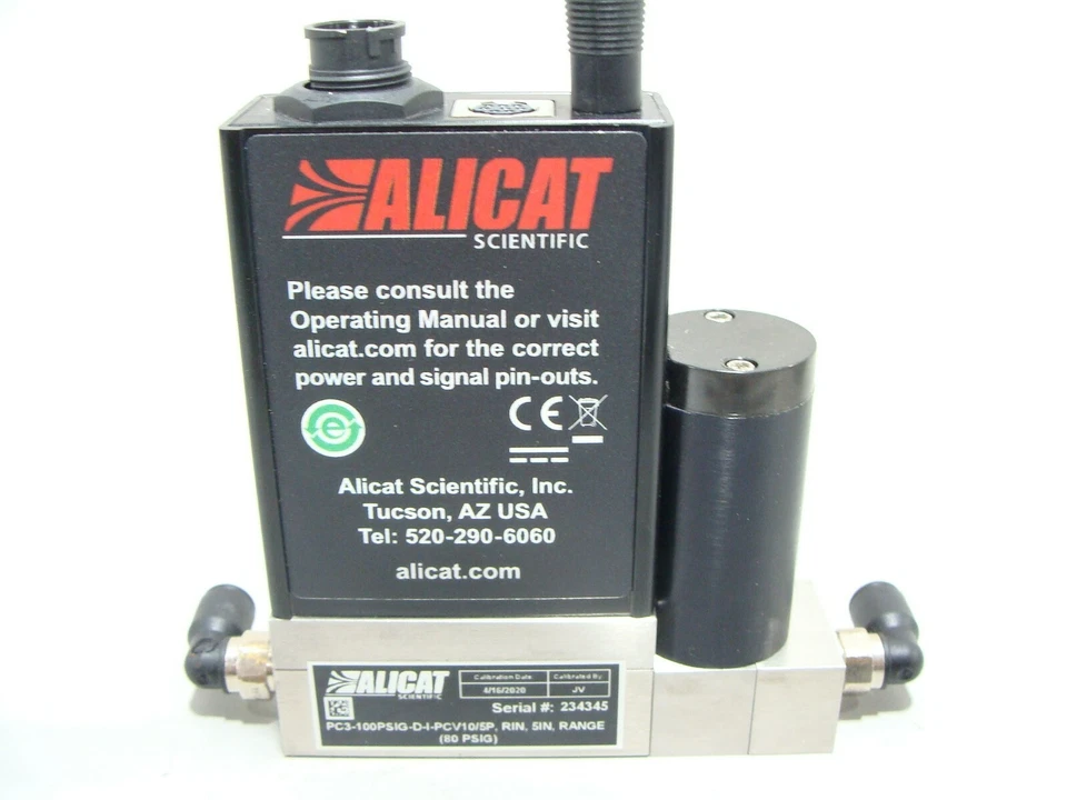 Alicat Scientific PC Series Pressure Controller PC3-100PSIG-D-I-PCV10/5P (80PSI) - Image 4 of 4