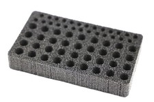 Precut foam insert holds AA cr123 AAA Battery Vault fits your Pelican M50 case