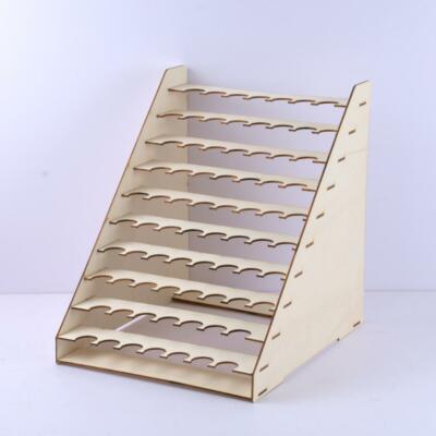 DIY Basteln Modell Modul 75 Flaschen Farbe Holz 11 Ebenen Regal Regal Ständer