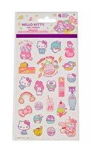 Hello Kitty and Friends STICKERS Sanrio 4 Sheets KAWAII TOKYO scrapbook Holograp