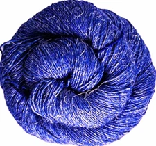 MATISSE Blue 100g 325yd Malabrigo SUSURRO Luxury SILK+LINEN+MERINO Sport/DK Yarn
