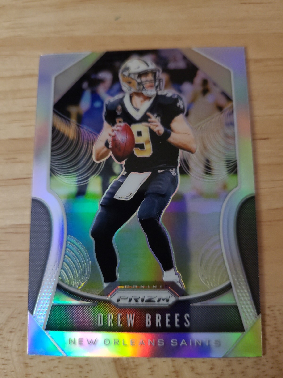 2019 Panini Prizm Silver DREW BREES N O SAINTS #186