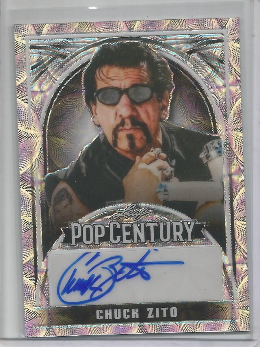 Chuck Zito 2024 Leaf Pop Century Silver Autograph #8/25 | eBay