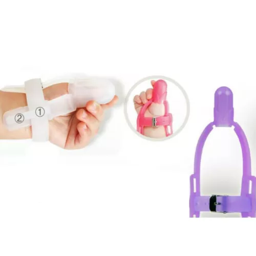 Stop Finger Daumenlutschen Silikon für Baby Kinder 0-5Y Anti-Essen Hand Daumen - Bild 6 von 6