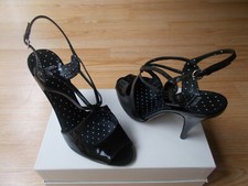  545 Moschino Cheap and Chic Spider Slingback Sandal Heel Patent 40 US 9.5 NEW