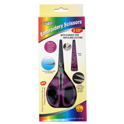 Havel Curved Tip Sewing Scissor -- 5 1/2in