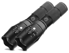 Lion Power Optics LPO029 (2pack) RECHARGEABLE LED Flashlight 2000 LUMENS 