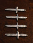 Four Vintage Coup d’Etat Game 1966 by Parker Brothers Daggers Replacement