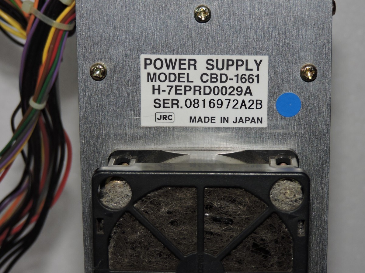 JRC CBD-1661 Power Supply Unit JMA-9922-6 H-7EPRD0029A Ser