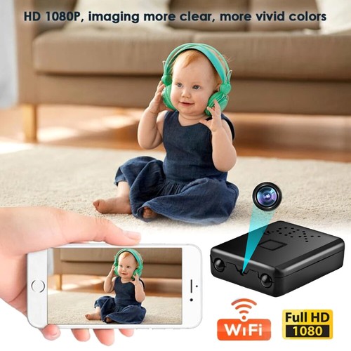 Cámara pequeña HD 1080P remota portátil cámara IP cámara con visión nocturna 32 GB - Imagen 5 de 20