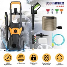 Electric Pressure Washer 4200 PSI High Pressure 1.85GPM Power Washer Cleaning