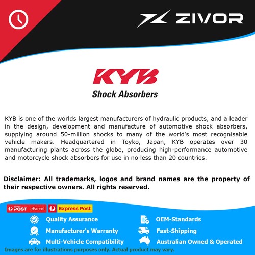 KYB Shock Absorber Front Left - Premium For MITSUBISHI FUSO FIGHTER FN64 #445067 - Picture 2 of 6