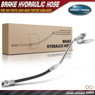 Rear Left Inner Brake Hydraulic Hose for Kia Forte 2010-2013 Forte5 2012-2013