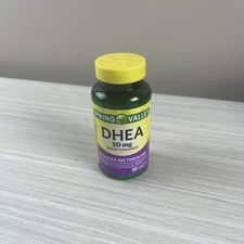 DHEA 50mg Dietary Supplement 50 Tablets Sugar Metabolism Spring Valley Exp 02/27
