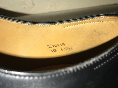 Derbies John Lobb "Inca" En Cuir Noir - Taille UK 7 (FR 41, US 8) - Occasion Très Bon état, Ressemelés