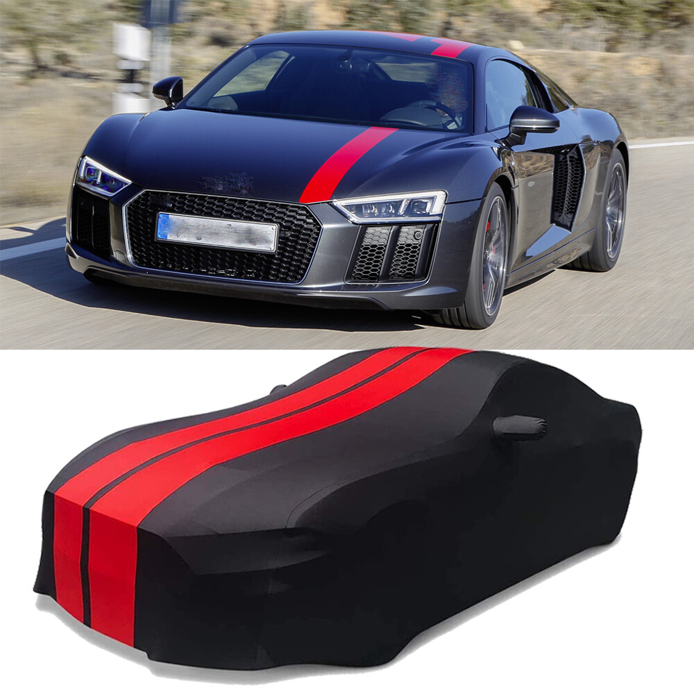 For Audi R8 Coupe Car Full Cover Stretch Satin Scratch Dust Proof Indoor Only
