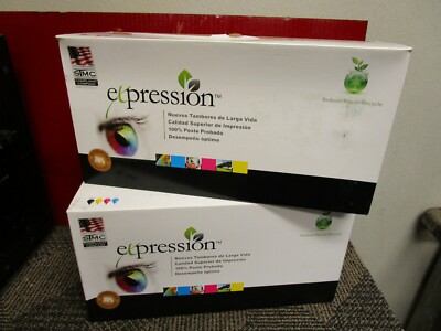 LOT OF 2 EXPRESSION TONER CARTRIDGE R-Q2613X Q2613X BLACK