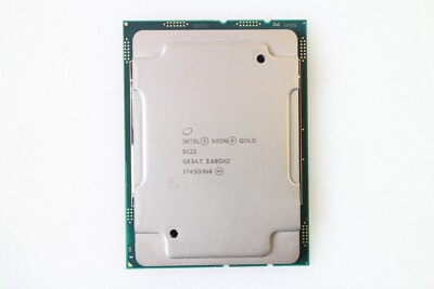 Intel Gold 5122 3,6 GHz 4C 105W 16,5 MB CPU - SR3AT