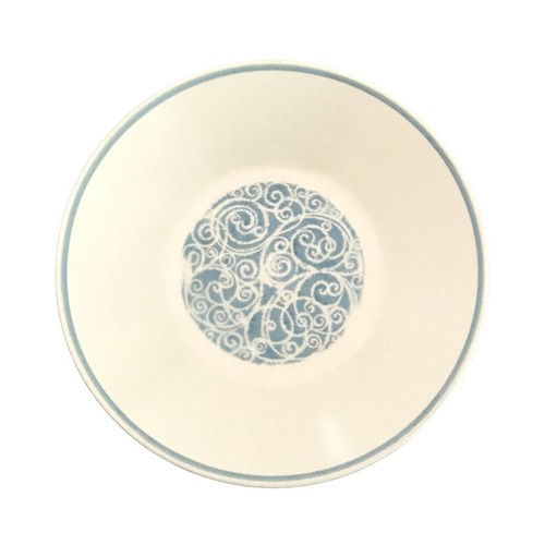 Lot of 6 Noritake Duetto 6610 Gold Trim Japan 7.5” Salad Soup