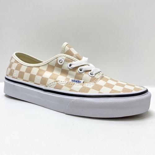vans authentic checkerboard apricot