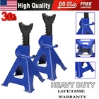 1 Pair 3Ton Axle Stands Lifting Capacity Stand Heavy Duty Car Caravan Floor Jack