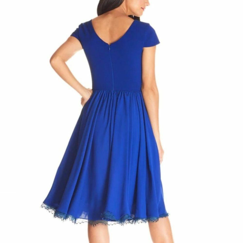 sachin and babi light blue dress One Shoulder A-Line Long Sleeves Chiffon Mother of The Bride Dresses with High Split