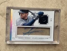 2014 PANINI NATIONAL TREASURES FREDDIE FREEMAN BUTTON & AUTOGRAPH 5/6 MINT! WOW!