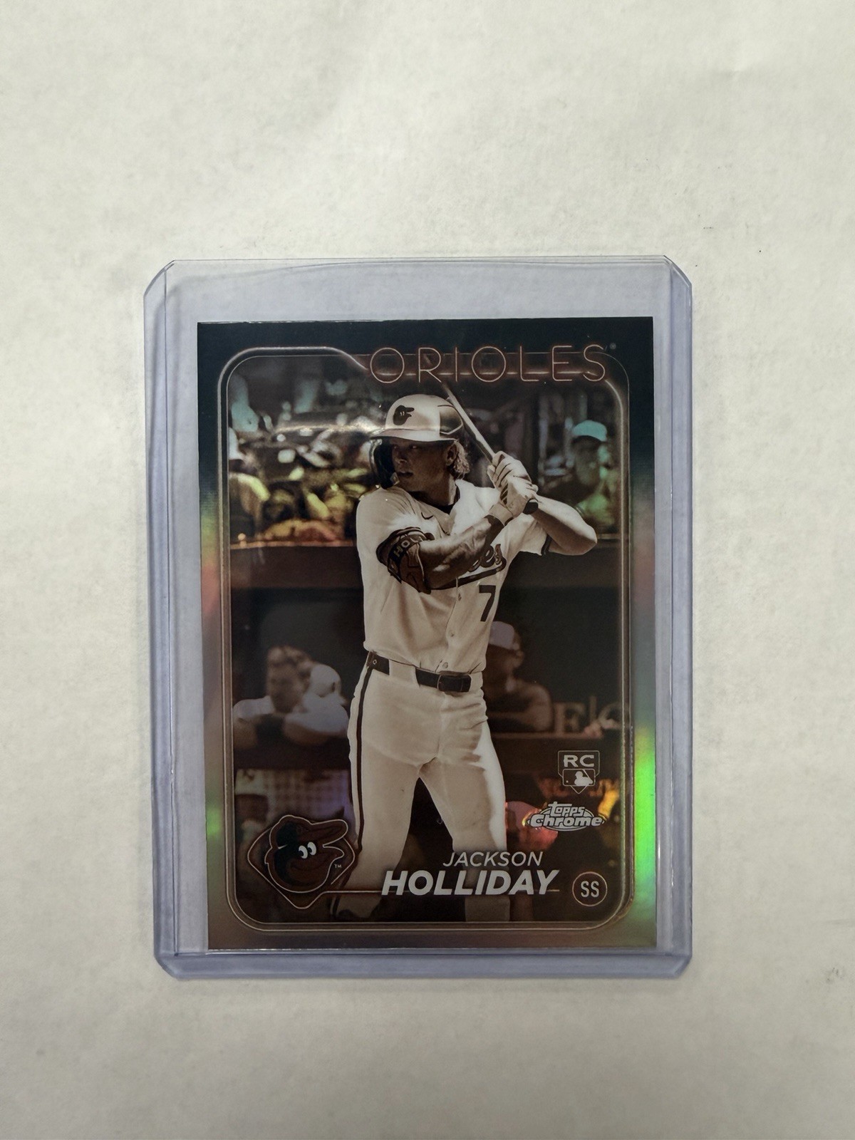 2024 Topps Chrome Sepia Refractor- Rookie Jackson Holliday #88