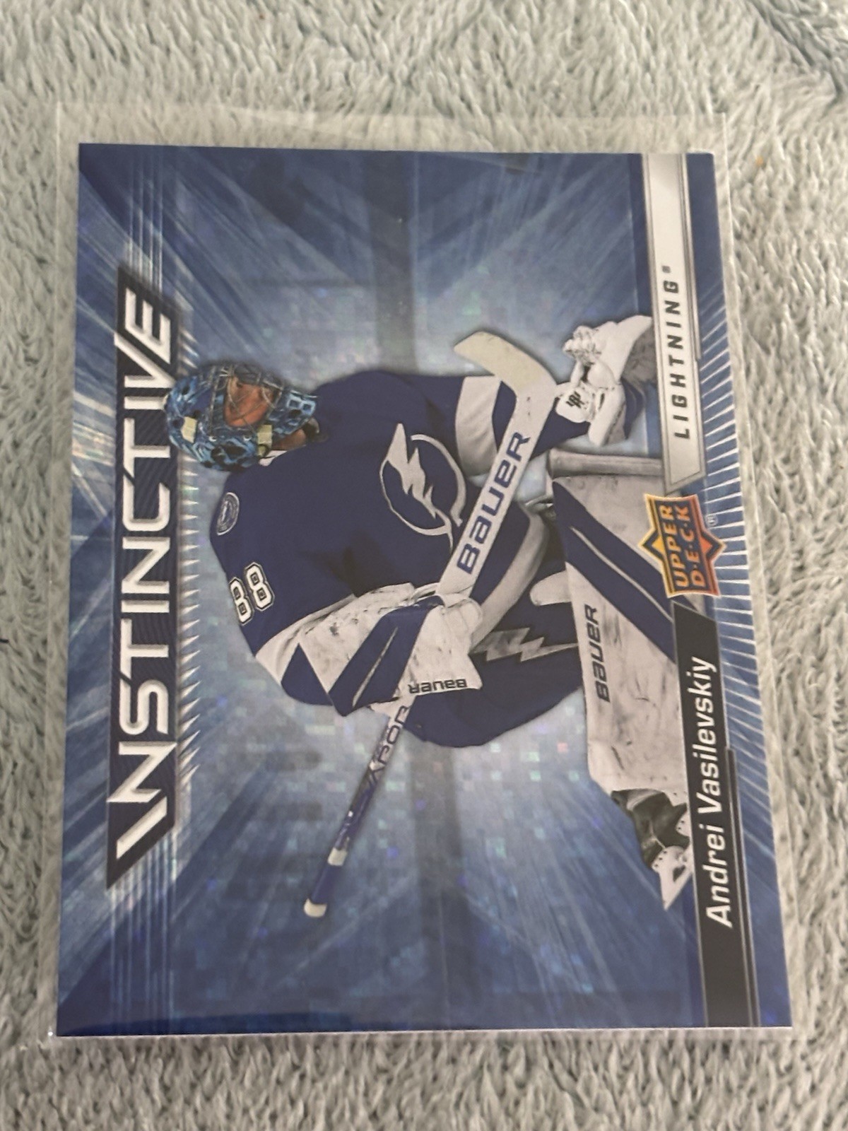 2023-24 Upper Deck Series 2 - Instinctive Andrei Vasilevskiy #IN-11 Sparkle