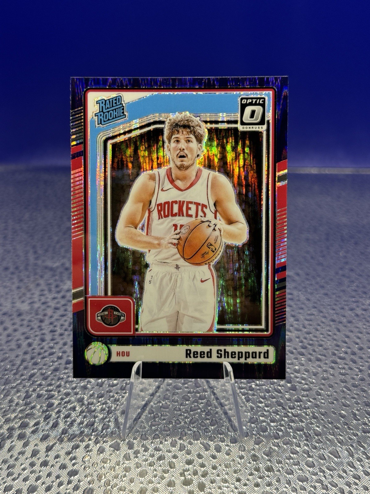 REED SHEPPARD 2024-25 Donruss Optic Rated Rookie #255 Purple Shock