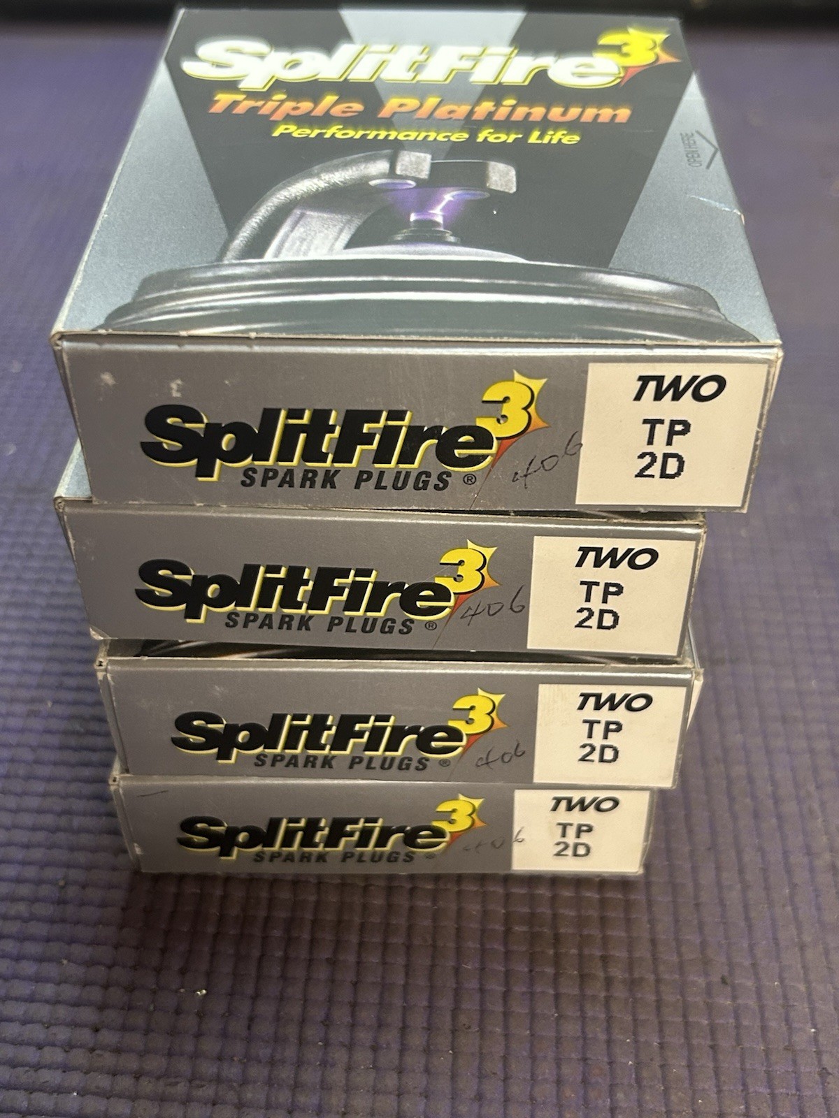 NEW - SplitFire TP2D Spark Plugs 8 Total AMC Buick Chevrolet Dodge Ford GMC