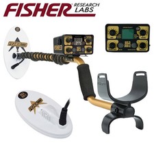 Fisher Gold Bug 2 II Metal Detector   6.5"  10" Elliptical Coils GB2COMBO