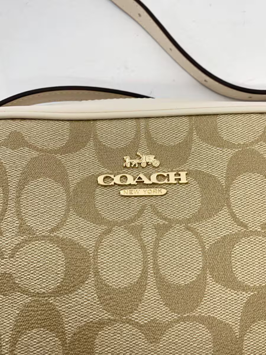 COACH Jamie Signature Shoulder Bag in PVC with Beige Print (CQ874) thumbnail 5
