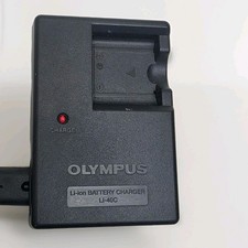 Genuine/Original OLYMPUS LI-40C Camera Battery Charger With Power Cord
