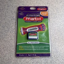 LeapFrog Quantum Leap TURBO TWIST MATH Cartridge  Parent Guide Whiz Gr 1  2