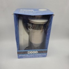 Vintage Dixie Bathroom Wall Mount Cup Dispenser With Cups 1988