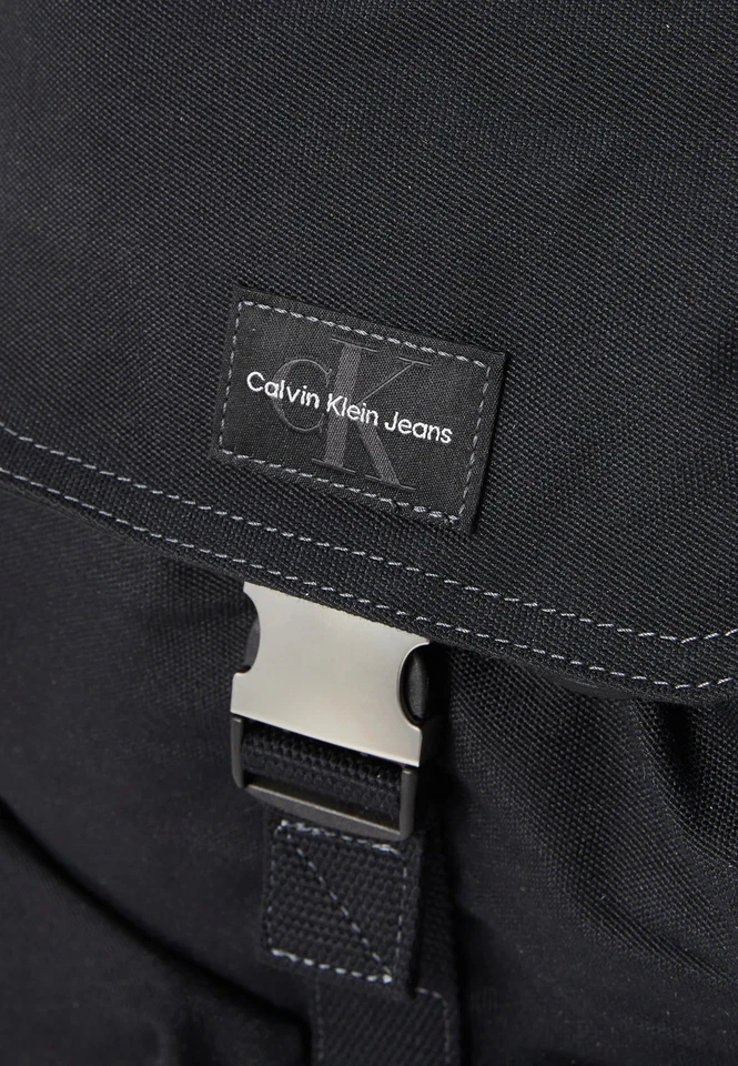 Calvin Klein Jeans Workwear Flap Backpack Rucksack Black One Size - Image 4 of 4