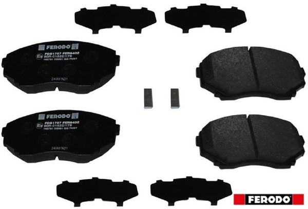 Ferodo FDB1757 Bremsbelagsatz FüR Scheibenbremse Bremsbelagsatz FüR Mazda-image