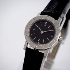 Reloj para dama BVLGARI BVLGARI BB23SLD esfera negra 23 mm funcionando
